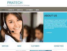 Tablet Screenshot of pratech.com